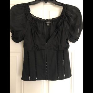 Bebe top corset like on bottom